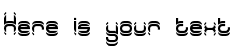 Your preview of Synthetic BRK font