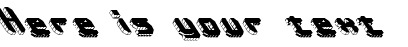 Your preview of Block Tilt BRK font