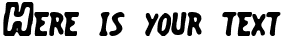 Your preview of Vacant Capz BRK font
