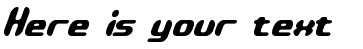 Your preview of Detonate BRK font