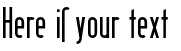 Your preview of Berlin Email font
