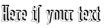 Your preview of Berlin Email Serif Shadow font