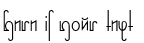 Your preview of Rudelskopf Deutsch font