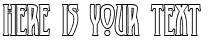 Your preview of XAyax Outline font