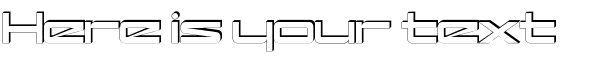 Your preview of Kaufhalle Blech font