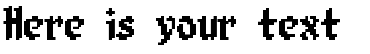 Your preview of 8-Bit Limit BRK font