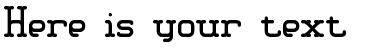 Your preview of Amplitude BRK font