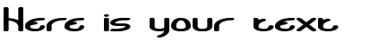 Your preview of Bendable BRK font