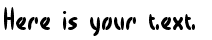 Your preview of Bocuma BRK font