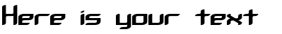 Your preview of Chemical Reaction A BRK font