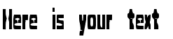 Your preview of Cleaved TTR BRK font