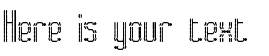 Your preview of Fascii BRK font