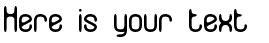 Your preview of Galvanize BRK font