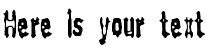 Your preview of Gasping BRK font