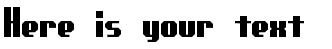 Your preview of genotype BRK font