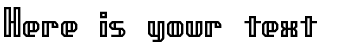 Your preview of genotype H BRK font