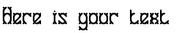 Your preview of Goose Bumps BRK font