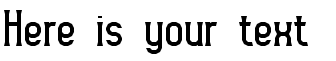 Your preview of Gyneric BRK font