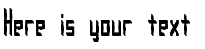 Your preview of Inevitable BRK font