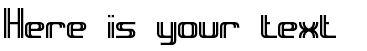 Your preview of Intersect BRK font