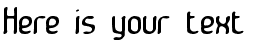 Your preview of Janken BRK font