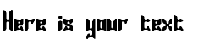 Your preview of Jasper Solid BRK font
