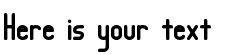 Your preview of Lucid Type BRK font