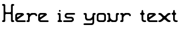 Your preview of Moronic Misfire BRK font