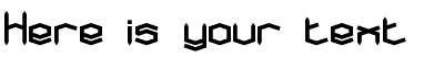 Your preview of Mysterons BRK font