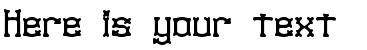 Your preview of Naughts BRK font