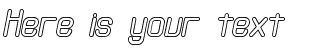 Your preview of Neural Outline BRK font