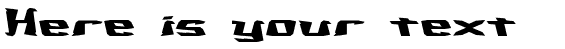 Your preview of Not Quite Right BRK font