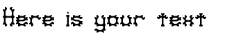 Your preview of Nymonak BRK font