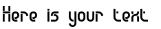 Your preview of Obstacle BRK font