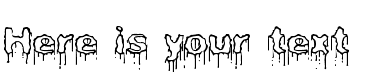 Your preview of Plasma Drip Empty BRK font