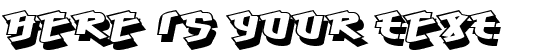 Your preview of Hawkeye font