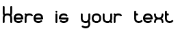 Your preview of Quadratic BRK font