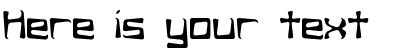 Your preview of Rehearsal Offset BRK font