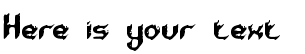 Your preview of Rough Day BRK font