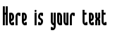Your preview of Saunder BRK font