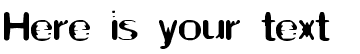 Your preview of Thwart BRK font