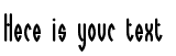 Your preview of Wayward BRK font