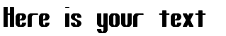 Your preview of Yielding BRK font