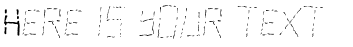 Your preview of Stutter font