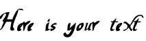 Your preview of Chancelaresca PW font