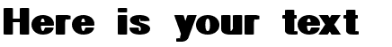 Your preview of Geometric PW font