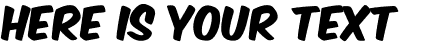 Your preview of Komika Poster font
