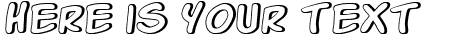 Your preview of Komika Glaze font