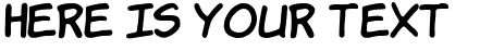 Your preview of Komika Hands font