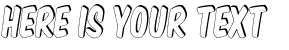 Your preview of Komika Title - Shadow font